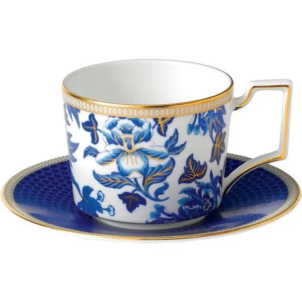 Wedgwood Hibiscus Teacup & Saucer