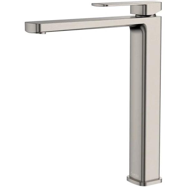 Fienza Tono Tall Basin Mixer - Brushed Nickel(233107BN)