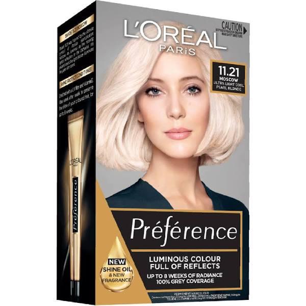 L'Oreal Paris Preference Hair Colour Very Light Cool 11.21