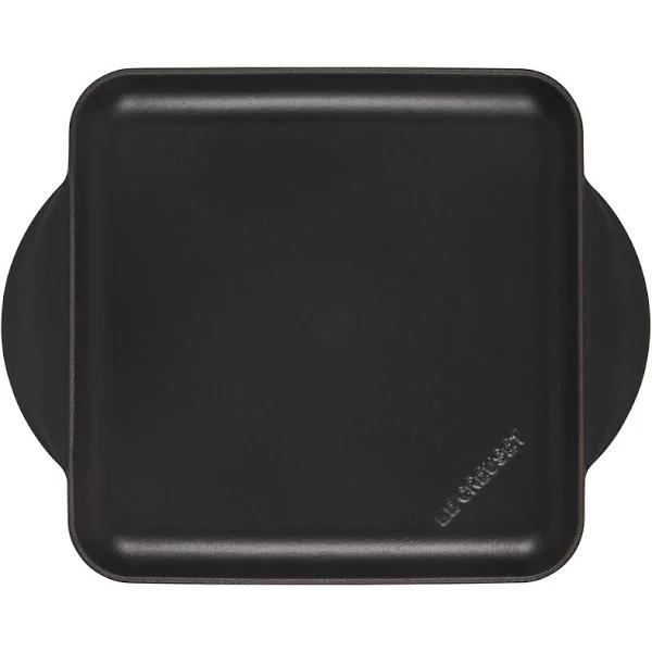 Le Creuset 9 1/2-Inch Square Griddle Pan Licorice