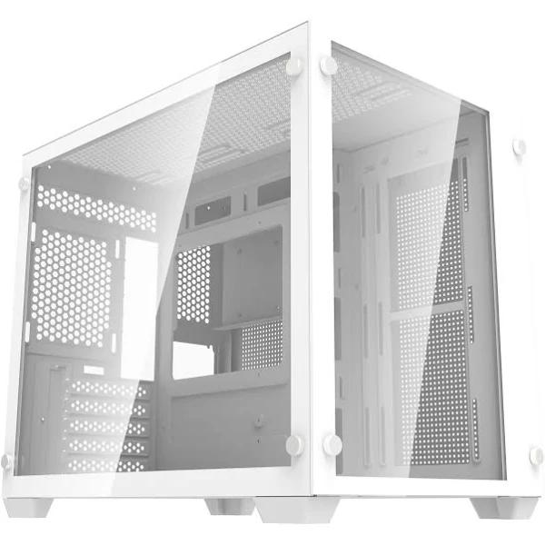 DarkFlash Computer PC Case Mirco-ATX Tower Tempered Glass Panel Without Fan (C285)