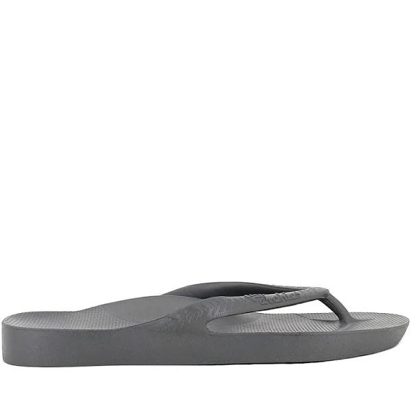 Arch Support Thongs - Charcoal