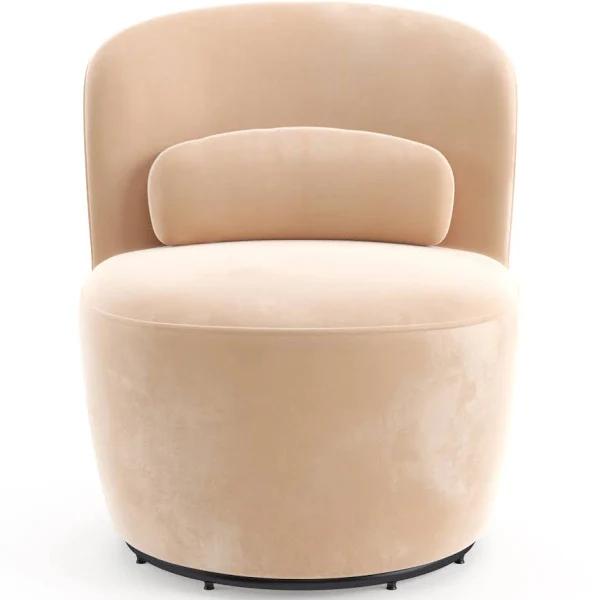 Brosa Ada Swivel Accent Chair (Almond Spice)