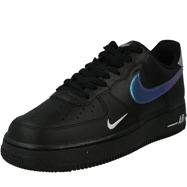 Nike Air Force 1 '07 Low Black Blue Lightning