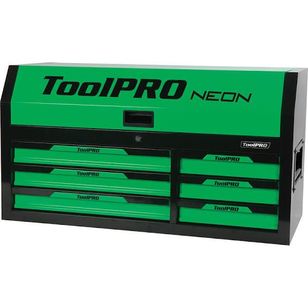 ToolPRO Neon Tool Chest Green 6 Drawer 42 Inch