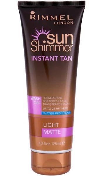 Rimmel Water Resistant Instant Tan - Light Matte 125ml