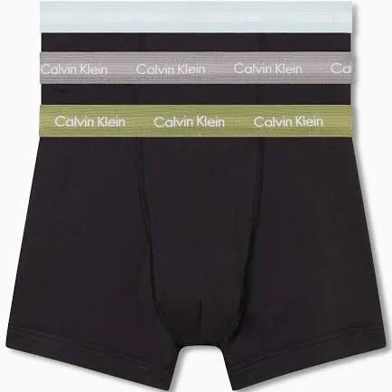 Cotton Stretch 3 Pack Trunks S