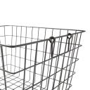 Kmart Rectangle Wire Basket-Large, Black