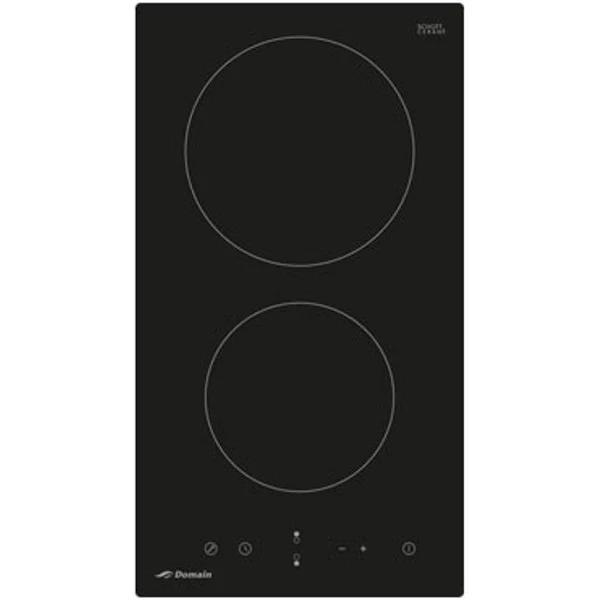 Domain Two Burner Ceramic Glass Electric Cooktop with Touch Controls - 288mm - AfterPay & zipPay Available