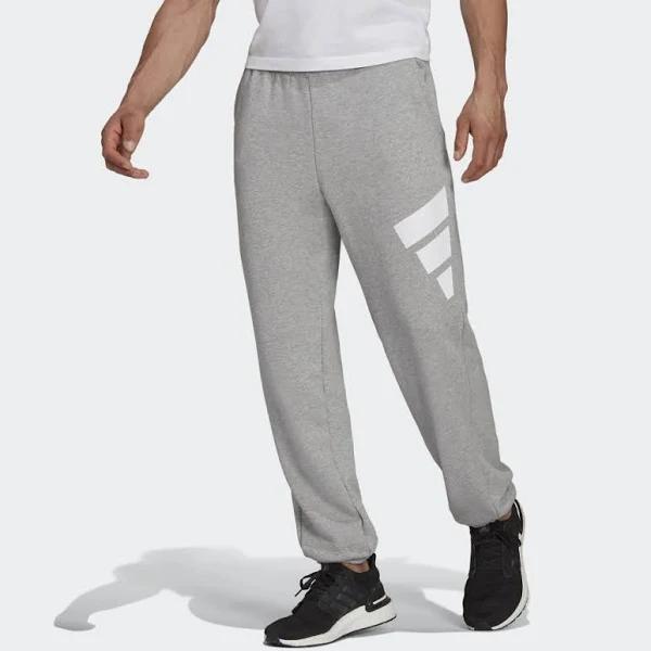 Adidas Men's Future Icons 3B Pants (Medium Grey Heather, Size XL)