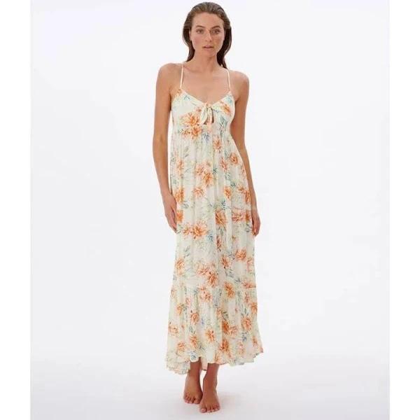 Rip Curl Sol Seeker Maxi Dress - White- Swimwear Galore