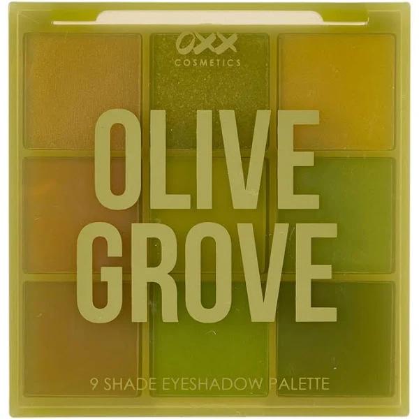 OXX Cosmetics 9 Shades Eyeshadow Palette - Olive Grove