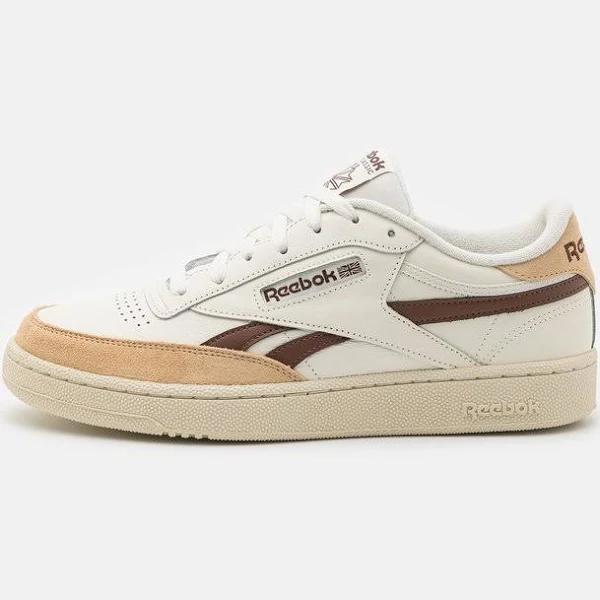 Reebok Men's Club C Revenge Sneakers in Chalk/Brush Brown/Sahara, Size UK 10 | END. Clothing