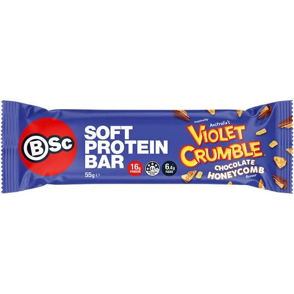 BSc x Violet Crumble Soft Protein Bar Choc Mint