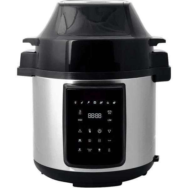 Healthy Choice Air Fryer + Pressure Cooker (Silver) - 6L