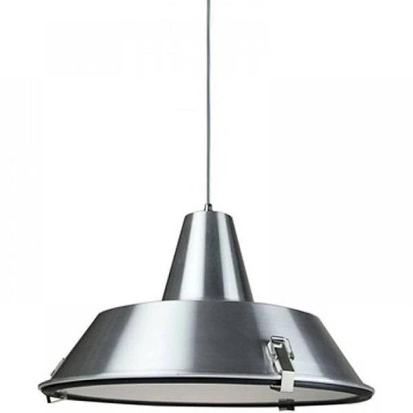 ASI Industrial Cord Drop Dome Pendant Light Lamp - Aluminium