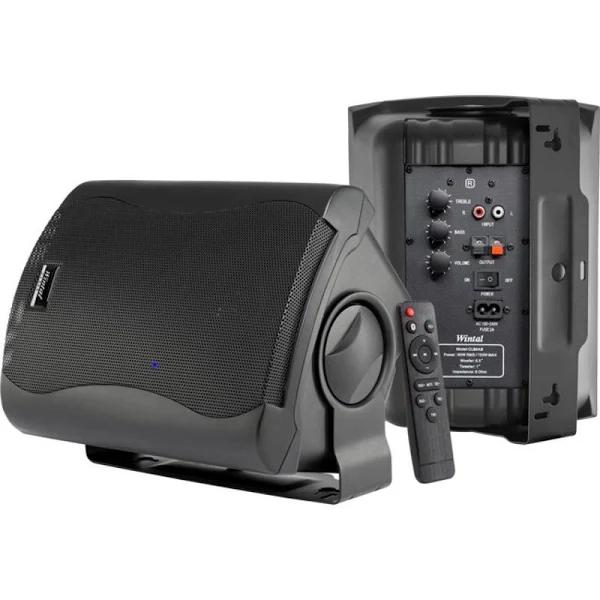 Wintal CLB6AB 6 Active Box Speakers 60W RMS 130W Max Bluetooth - Black