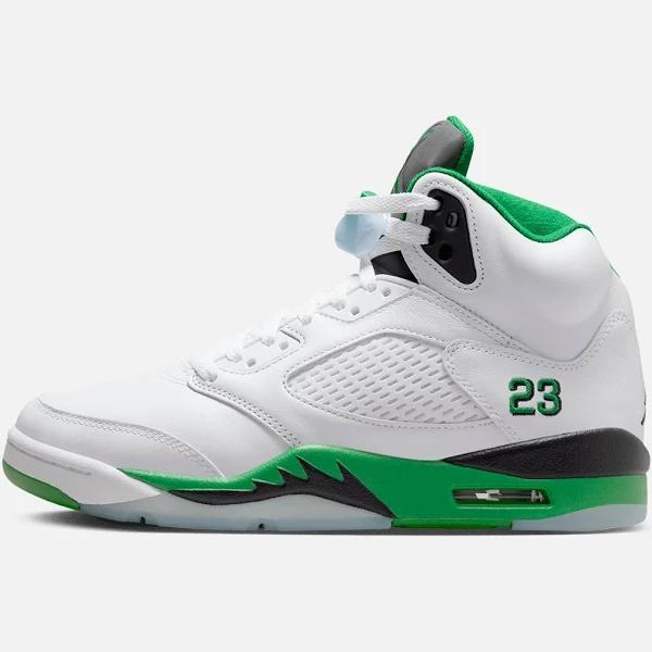 Jordan Air 5 Retro Lucky Green Women's - White - 10