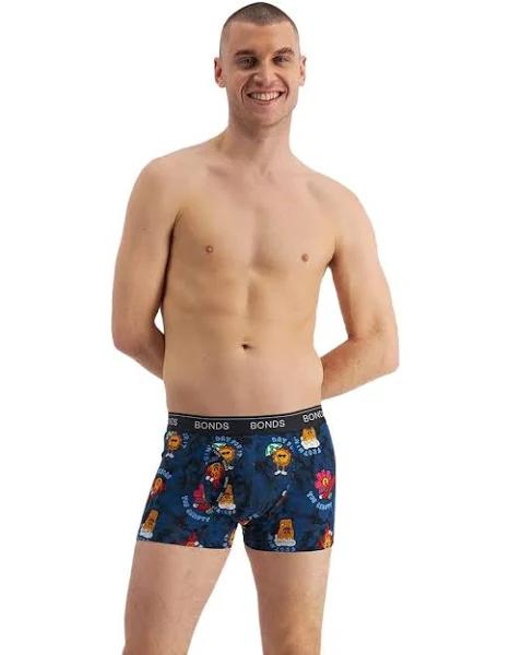 Bonds Mens Underwear Cotton Blend Guyfront Trunk (1 Pack)