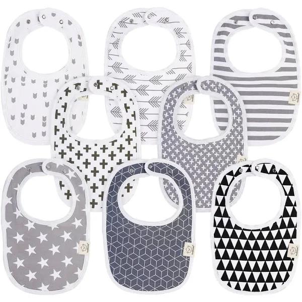 Organic Baby Bibs For Boys & Girls - Organic Cotton Teething Bib - Newborn Bibs For Baby Girl, Boy - Infant Bibs