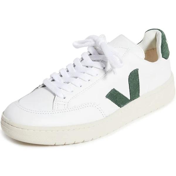 Veja V-12 Sneaker | White/Green | Size 35 | Shopbop