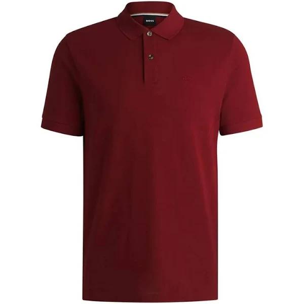 Boss Pallas 10241531 Short Sleeve Polo Red XL Man