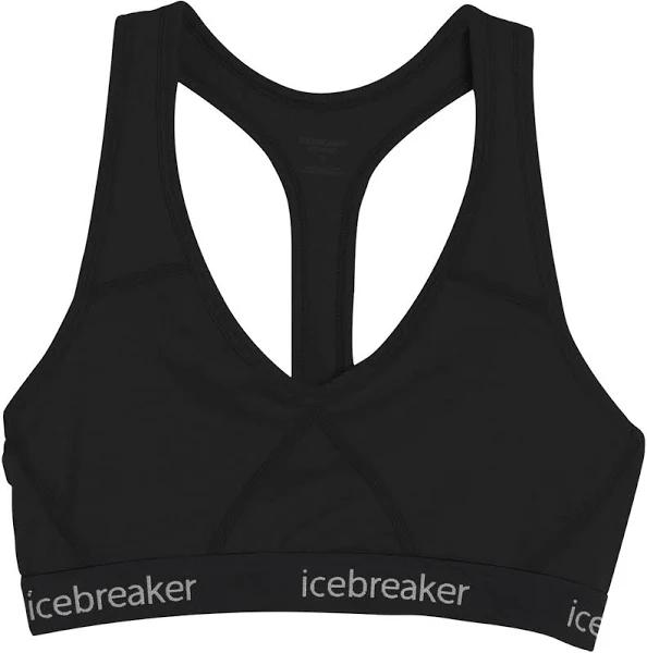 Icebreaker Sprite Racerback Bra (Women's) Black / L