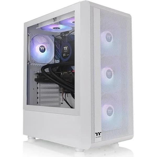 Thermaltake S200 ARGB Tempered Glass Mid Tower - Snow