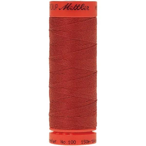 Metrosene 100% Core Spun Polyester 50wt 165yd - Dark Rust - Mettler - 9161-0508 , Mettler