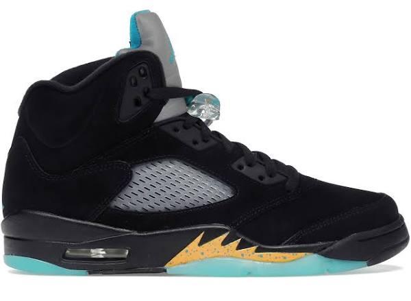 Air Jordan 5 Retro 'Aqua' Sneakers | Black | Men's Size 18