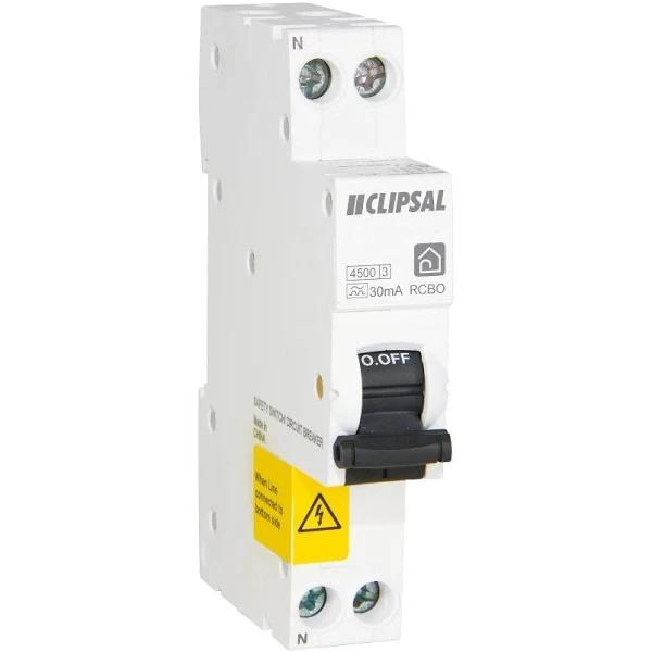 Clipsal RCBE220/30S | 20Amp RCBO 1p+n 4.5kA Resi Max