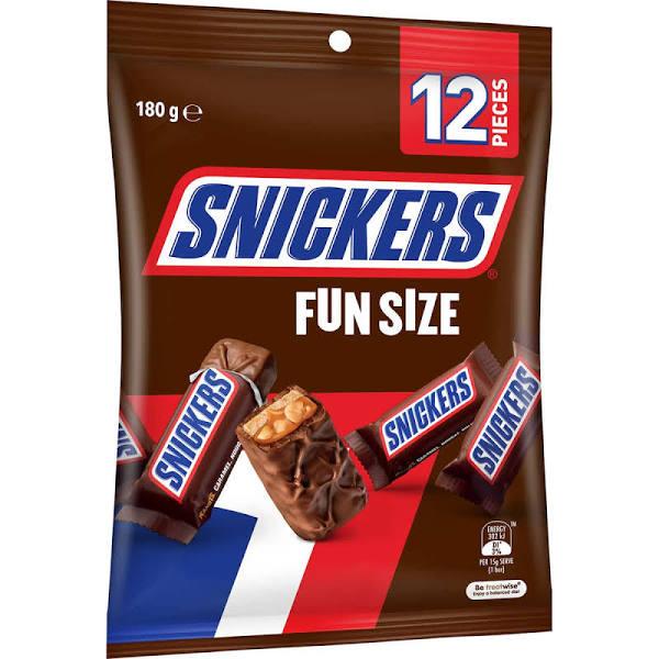 Snickers Chocolate Party Share Bag 12 Pieces 180g