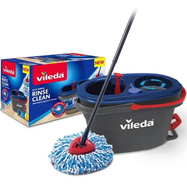 Vileda Rinse Clean Spin Mop & Bucket System