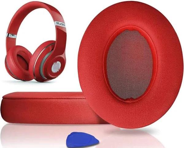 SoloWIT Replacement Ear Pads Cushions for Beats Studio 2 & Studio 3 Wired & Wireless Headphones, Earpads with Soft Protein Leather, Noise Isolation