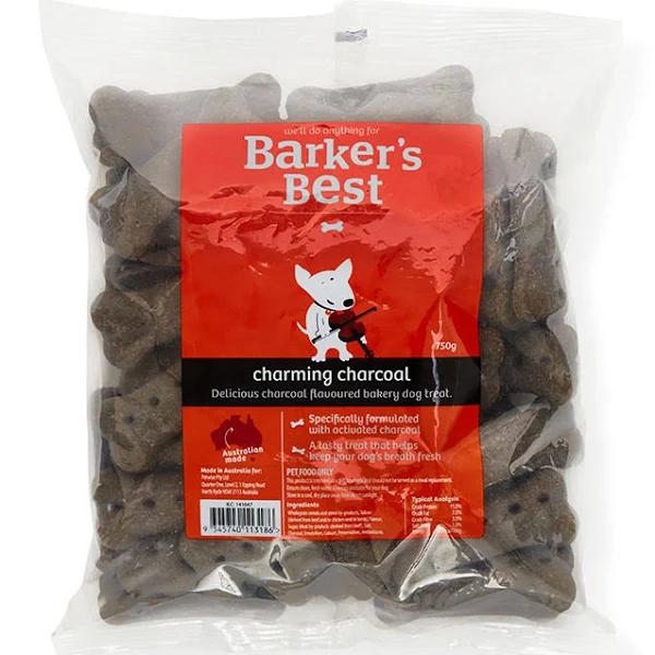 Barkers Best Charcoal Bone Biscuit Dog Treat 750g