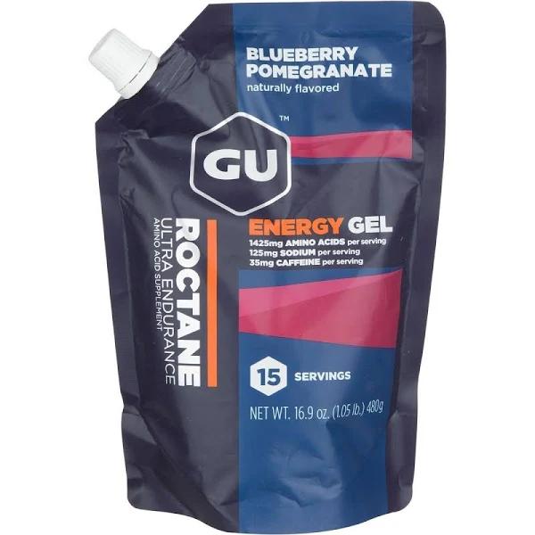 GU Roctane Energy Gel, Blueberry Pomegranate - 16.9 oz pouch