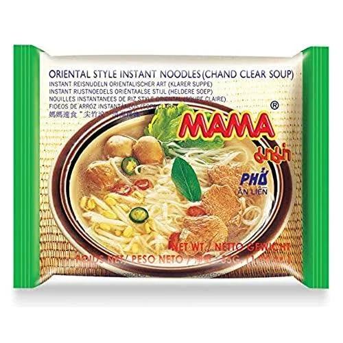 MAMA Noodles Chand Clear Soup Instant Rice Noodles w/ Delicious Thai F