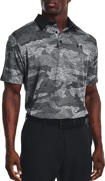 Under Armour Playoff 2.0 Jacquard Polo - Black/White