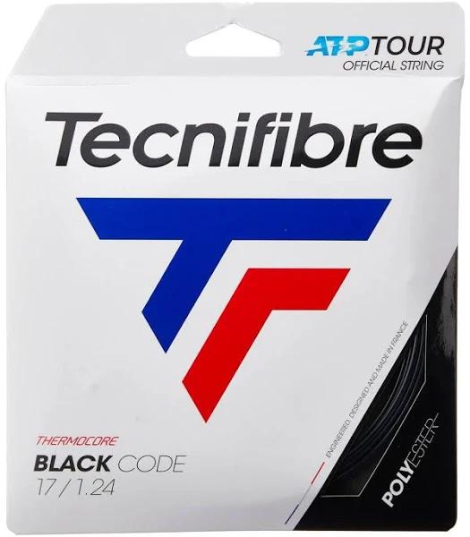 Tecnifibre Black Code 17 Tennis String (Black)