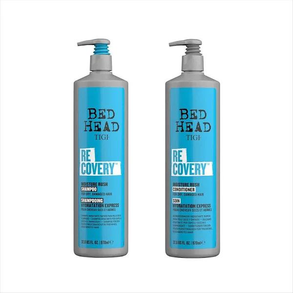 TIGI Bed Head Recovery Moisture Rush Shampoo & Conditioner 970ml Duo