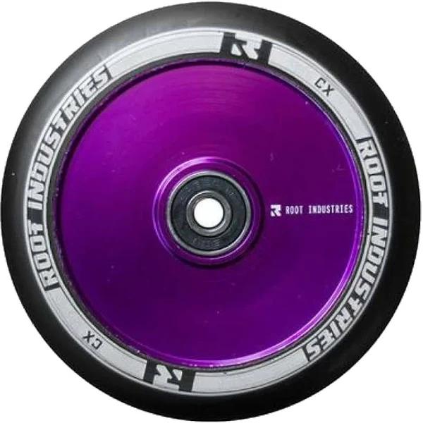 Root Industries Air 120mm Wheel Set Black Pu Purple Core