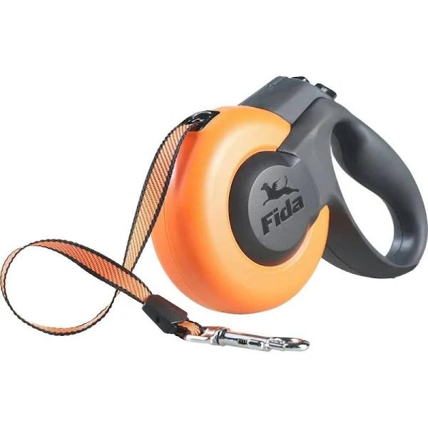 Fida Retractable Dog Leash-Orange M