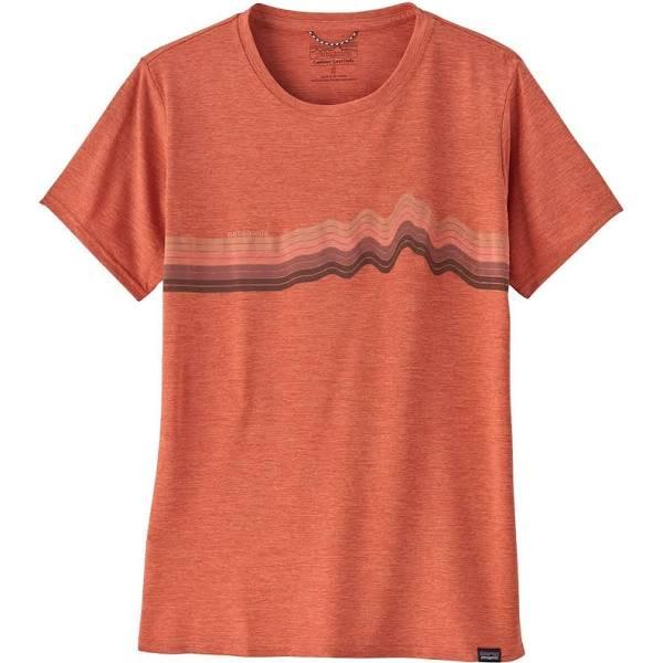 Patagonia Cap Cool Daily Graphic Short Sleeve T-Shirt Pale Orange Women - M