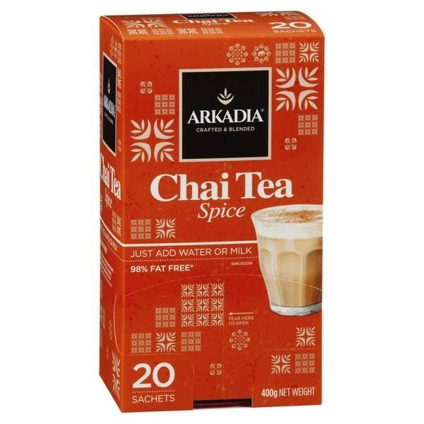 Arkadia Chai Tea Spice Sachets 20 Pack