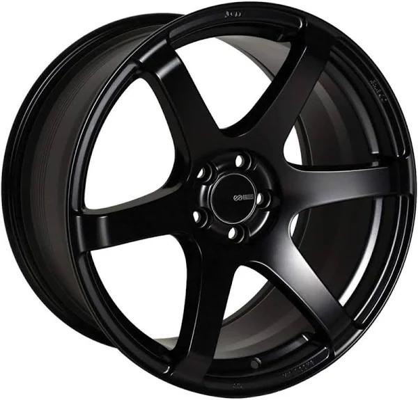 18x8 Enkei T6s Matte Black Wheelsrims 5x114.3 485-880-6535bk