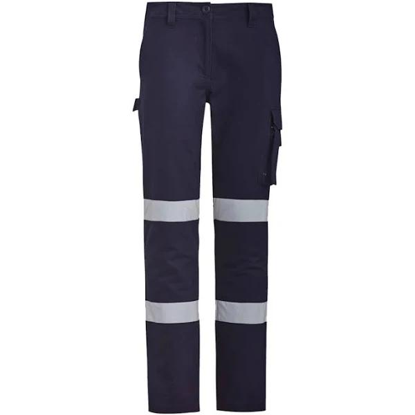 Syzmik Womens Bio Motion Taped Pant (ZP720) 8 / Navy