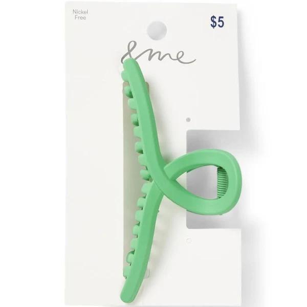 &me Women's Hair Claw Clip - Green