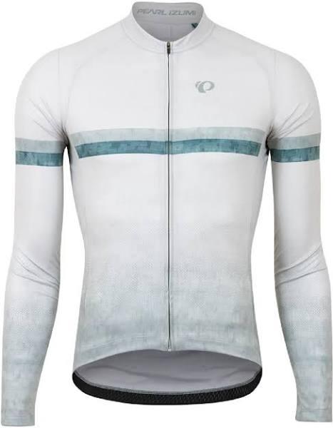 Pearl Izumi Attack Long Sleeve Jersey - Dawn Grey Tidal L