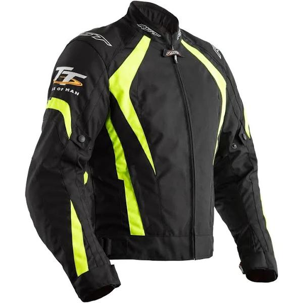 RST Axis Textile Jacket - Black/Fluo Yellow