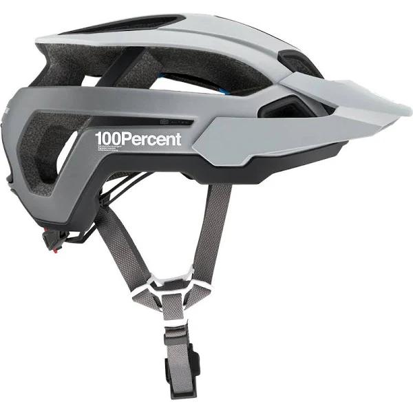 100% Altec Fidlock MTB Helmet - Grey / Large / XLarge